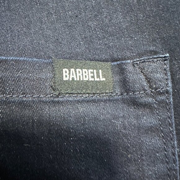 Barbell Apparel Straight Athletic Fit Dark Wash Stretch Denim Blue Jeans Mens 34 - Picture 4 of 9